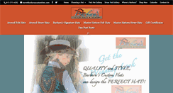 Desktop Screenshot of barbarascustomhats.com